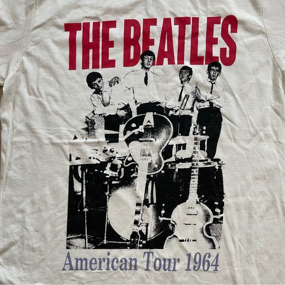 NWT Nasty Gal Beatles Tour Band Tee Size M - Picture 7 of 10